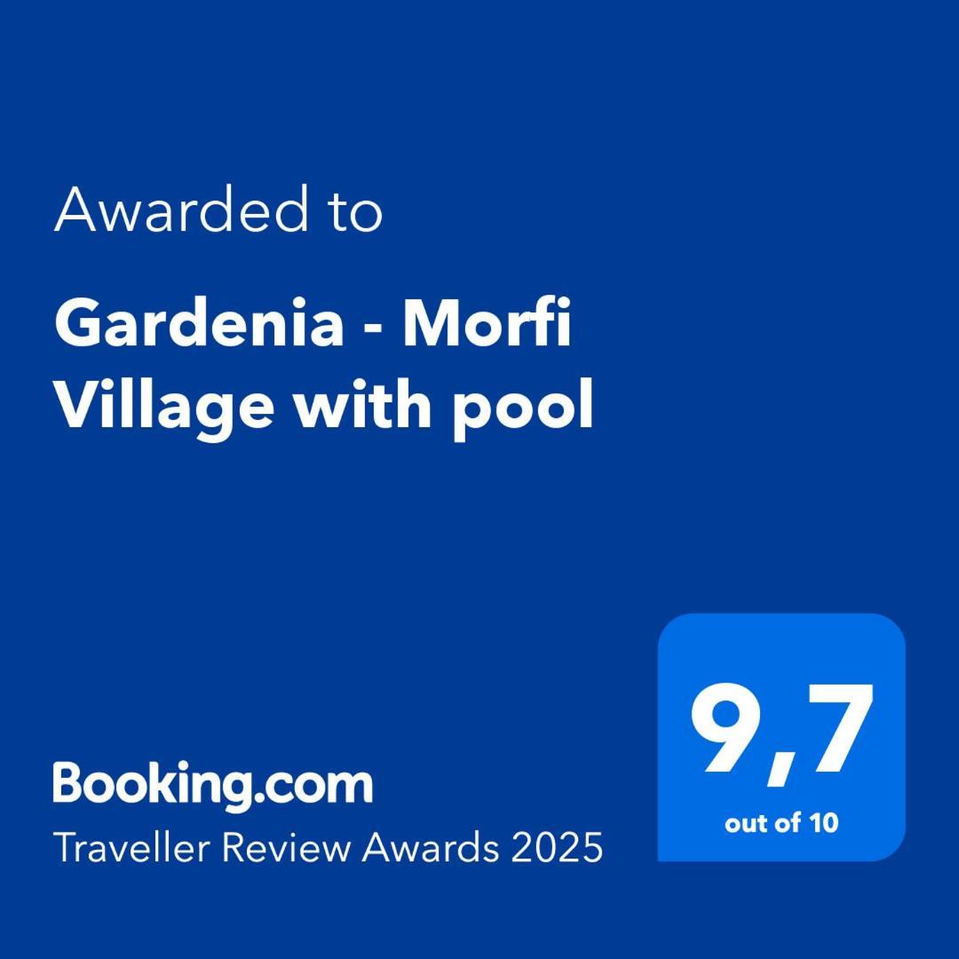 Gardenia - Morfi Village With Pool Экзополис Экстерьер фото